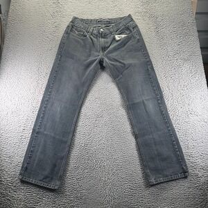 Modern Culture Jeans Mens 34x32 Gray Cotton Denim Straight Leg Faded Workwear